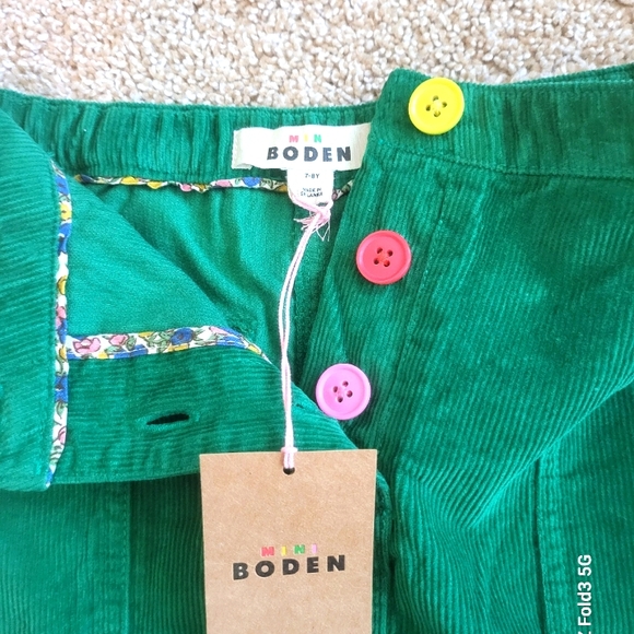 ♥️NWT♥️ BODEN GIRLS CORDEROY SKIRT - Picture 4 of 8